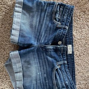 Denim shorts